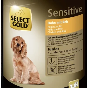 Select Gold Sensitive Hund Junior Huhn/Reis 800g Meistverkauft